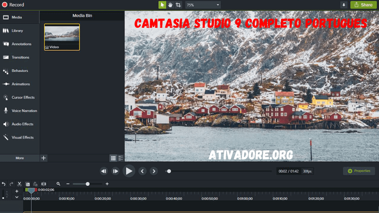 Camtasia Studio 9 completo portugues