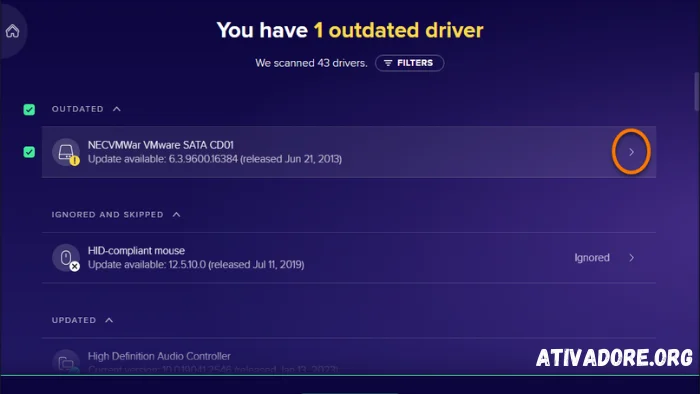 Avast Driver Updater Chave de Ativação