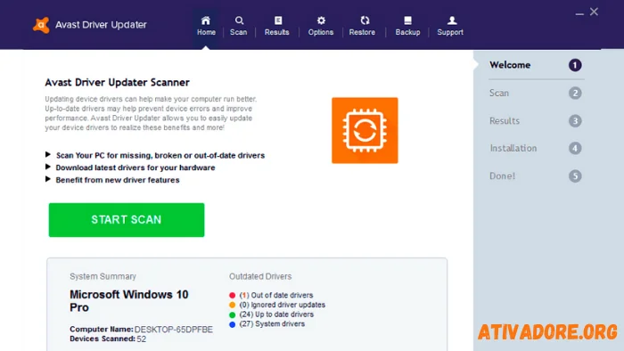 Avast Driver Updater license key