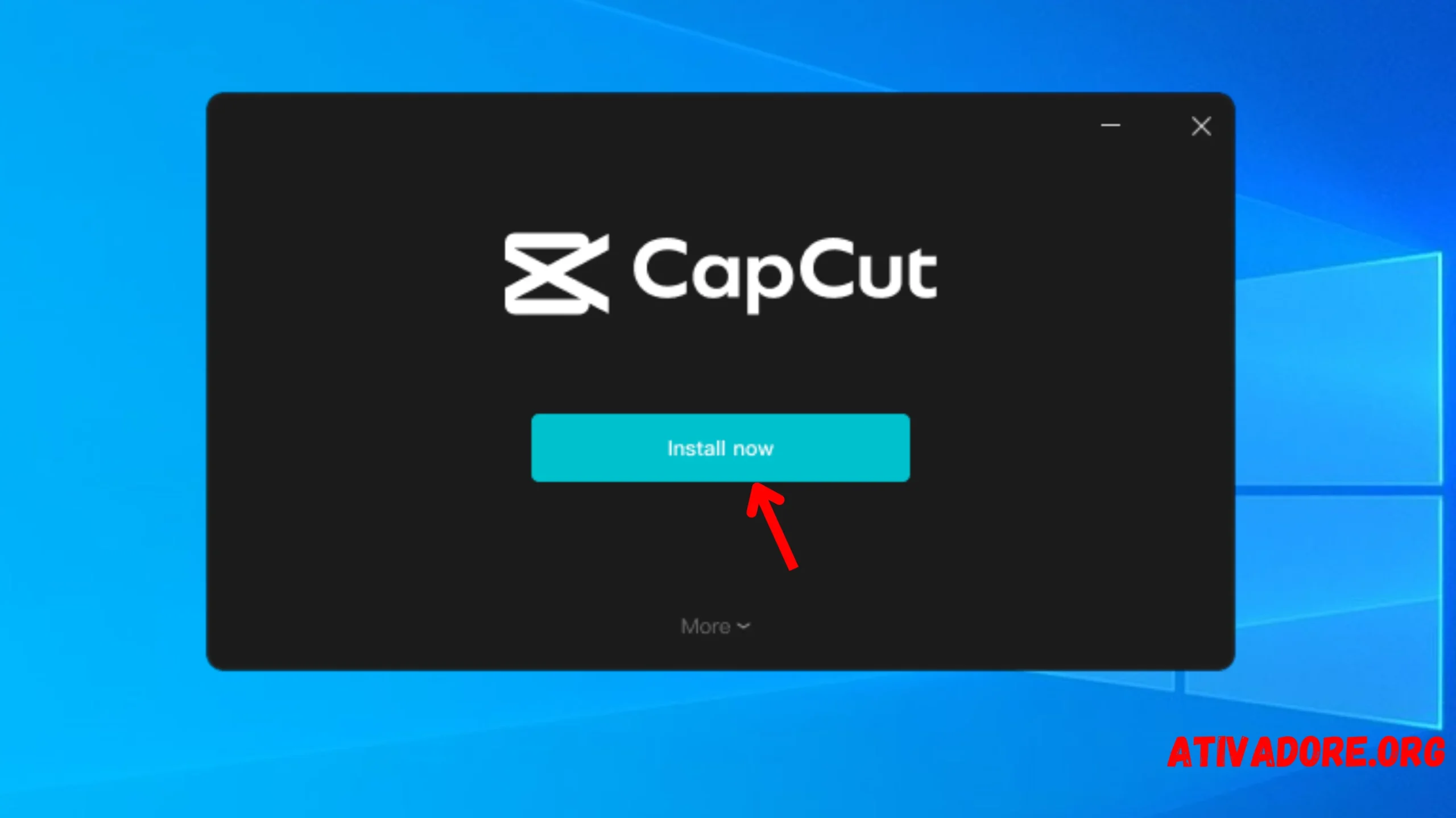 CapCut Para PC Instalação Passo 4