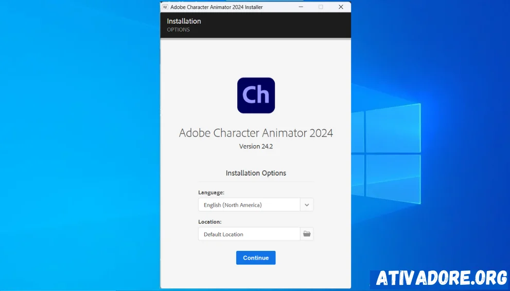 Instalar Adobe Character Animator