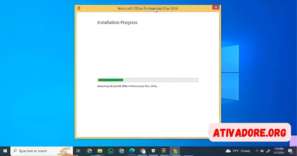 Office 2016 Installing