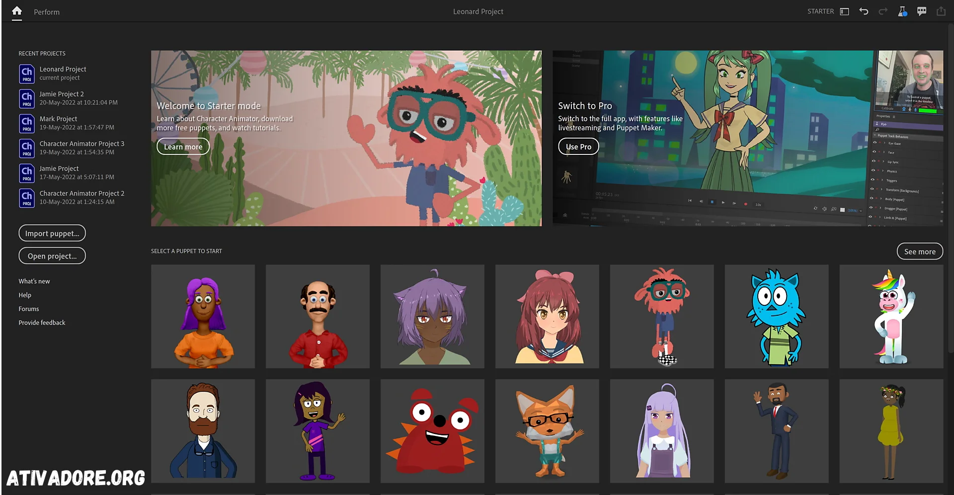 adobe character animator gratis