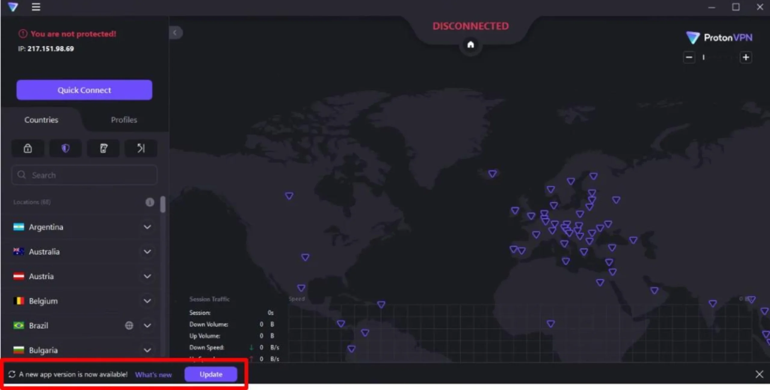 proton vpn brasil